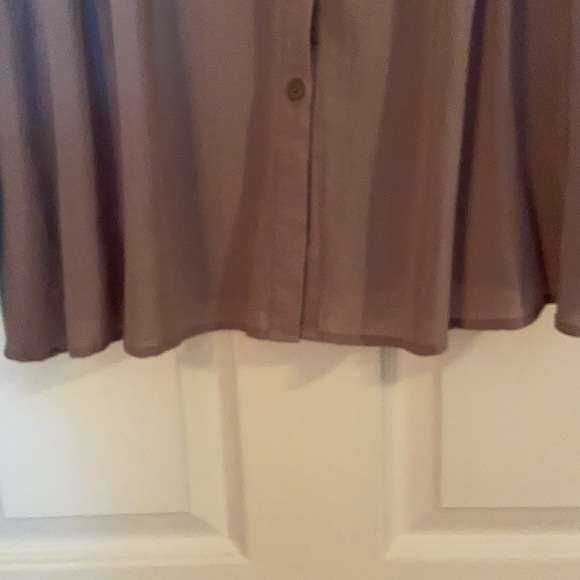 Lavender Button Down Blouse - Picture 6 of 8